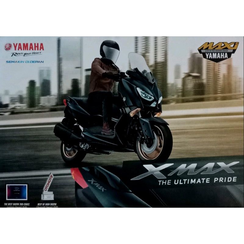Brosur katalog Motor Yamaha Xmax 2022 leaflet