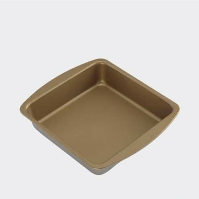 Loyang Teflon Kotak Emas Besar (27x23x5cm)