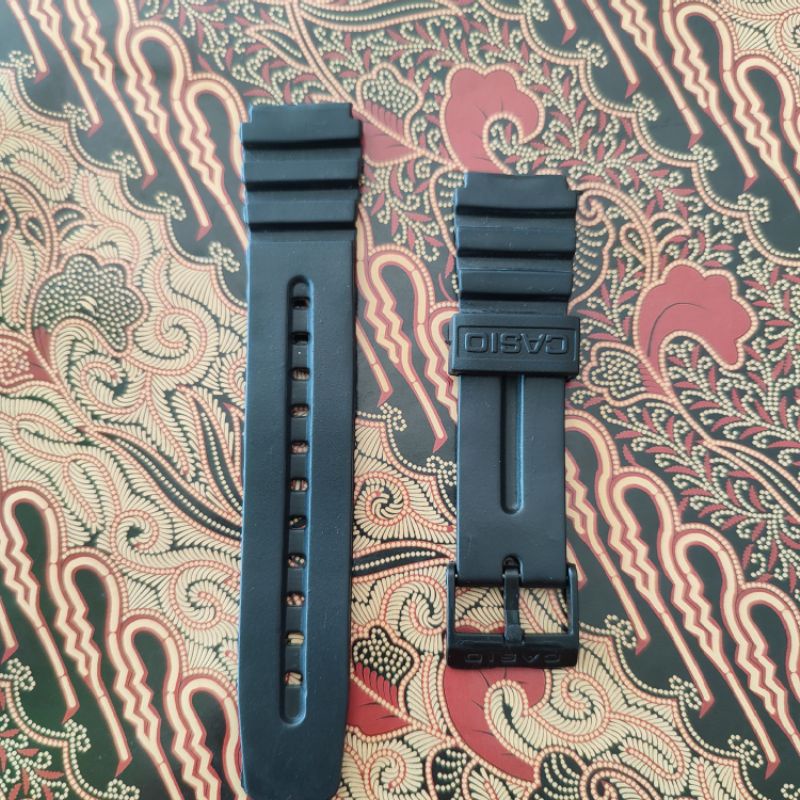 strap tali karet rubber casio 20mm