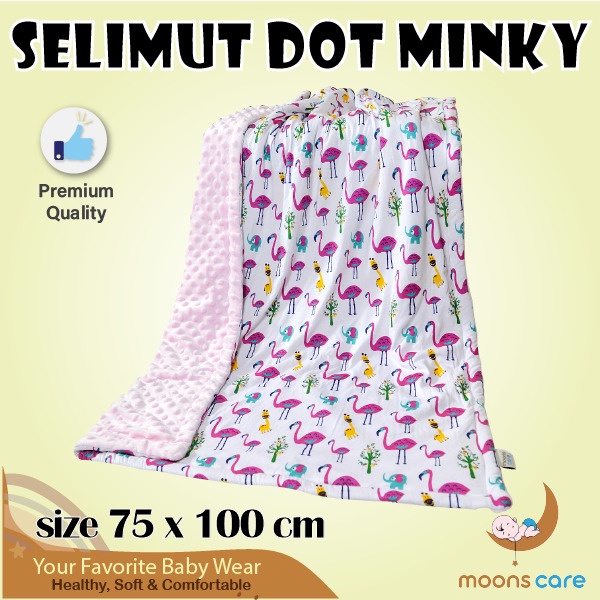 SELIMUT DOT MINKY SELIMUT BAYI SELIMUT ANAK SELIMUT MOTIF SELIMUT HANGAT UNTUK BAYI DAN ANAK BAHAN LEMBUT DAN TEBAL