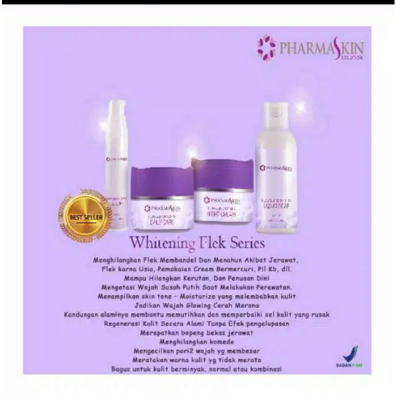Pharmaskin Paket Whitening Flek Series By Pharmaskin Solution