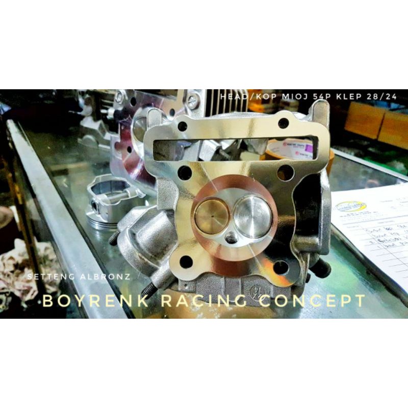 HEAD/KOP MIO J/MIO GT SOUL GT FINO FI X RIDE 27/23 - 28/24 - 29/24 - 30/25 -BOYRENK RACING CONCEPT