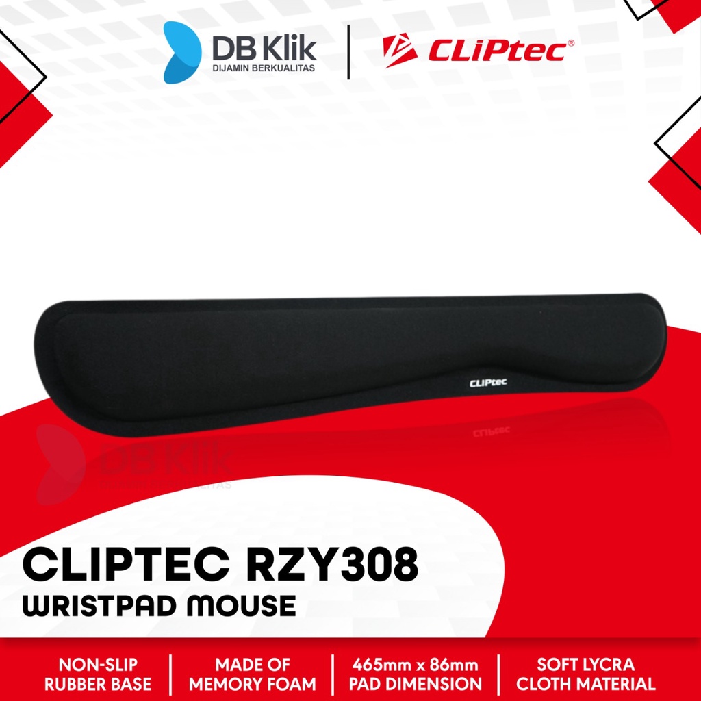 Wristpad Mouse CLIPtec RZY308 - Wrist Rest Pad RZY 308 Memory Foam