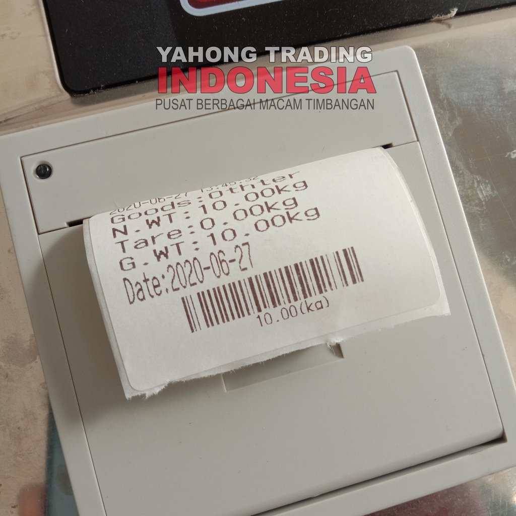 Timbangan Lantai Digital YHG Printer 1m x 1m 1ton 2ton Bisa Print