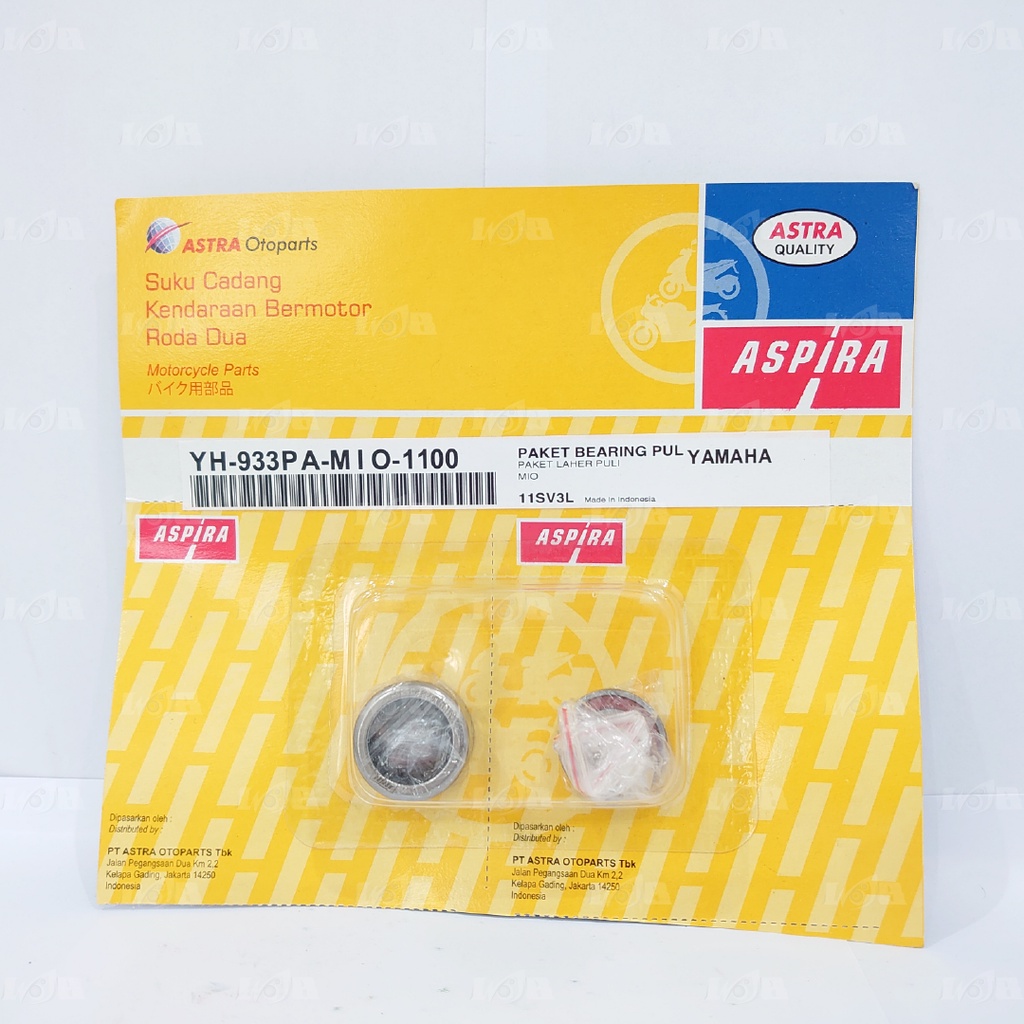 ASPIRA Bearing Puli Pulley Set Yamaha Mio Smile Sport GT 5TL Laher Bambu Dalaman Motor Matic