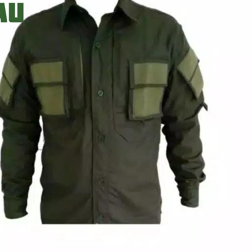 Ready Stock KEMEJA  511 HIJAU  ARMY  KEMEJA  LAPANGAN MILITARY  