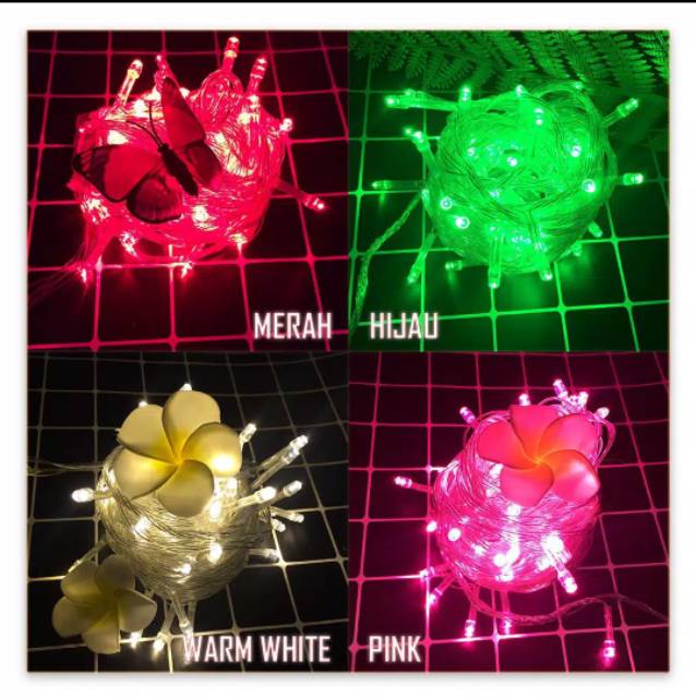 (DICEK) LAMPU TUMBLR / LAMPU HIAS LED DEKORASI LED 10 METER / LAMPU TUMBLR MAKASSAR