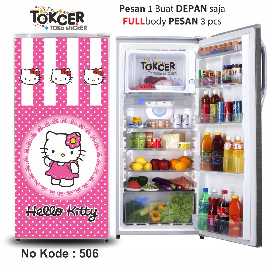 Stiker Kulkas 1 Pintu dan 2 Pintu Karakter HK-Pita