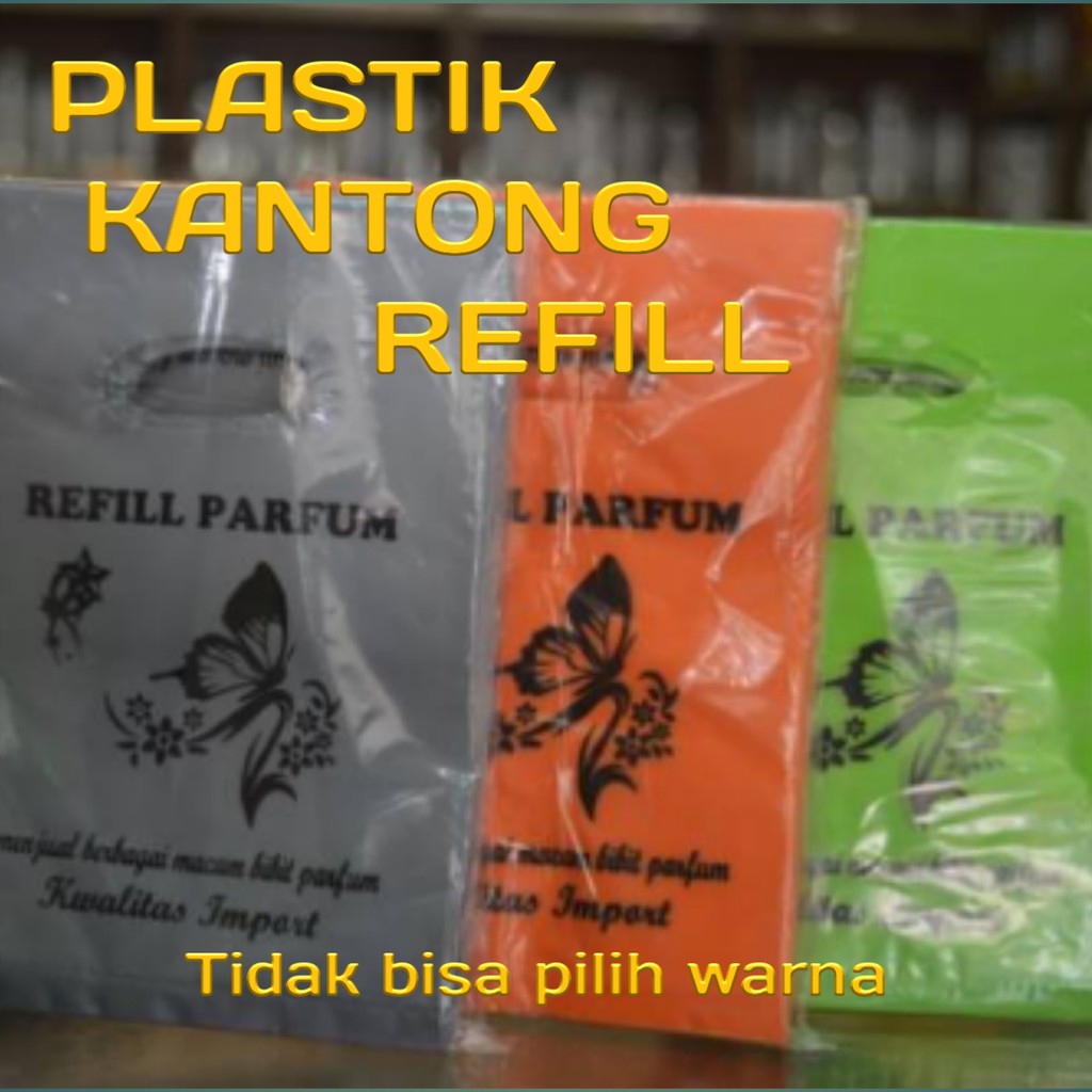 Kantong Plastik Refill Parfum /KANTONG REFILL - Besar/Kecil
