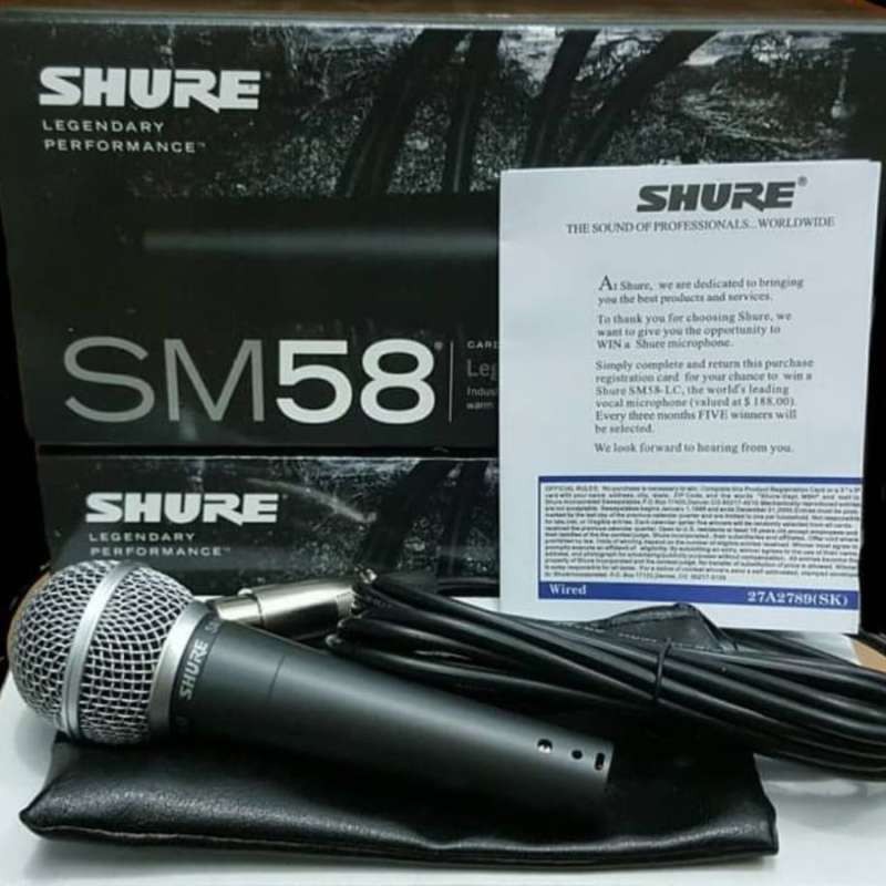 MIC SHURE Kabel SM58 / SM 58 MICROPHONE VOCAL