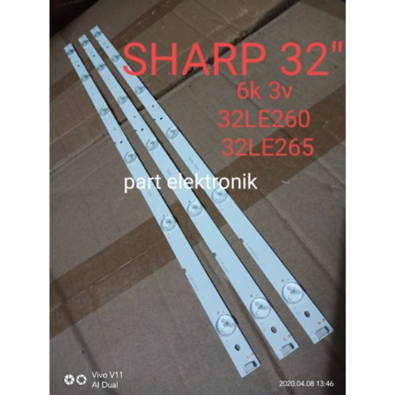 BACKLIGHT TV LED SHARP LC-32LE2601 LC 32LE2601