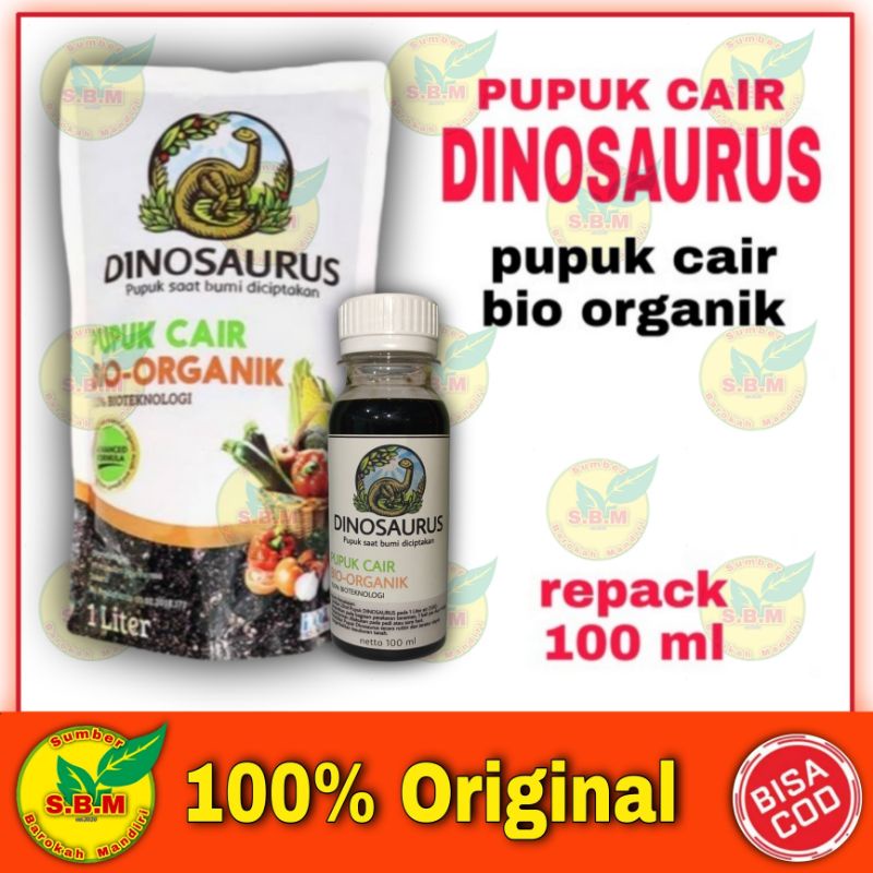 Jual Pupuk Dinosaurus Ml Pupuk Cair Organik Hayati Penyubur Tanah Dan Tanaman Shopee Indonesia