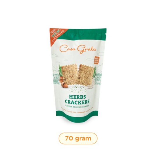 

Casa Grata - Herbs Crackers 70gr