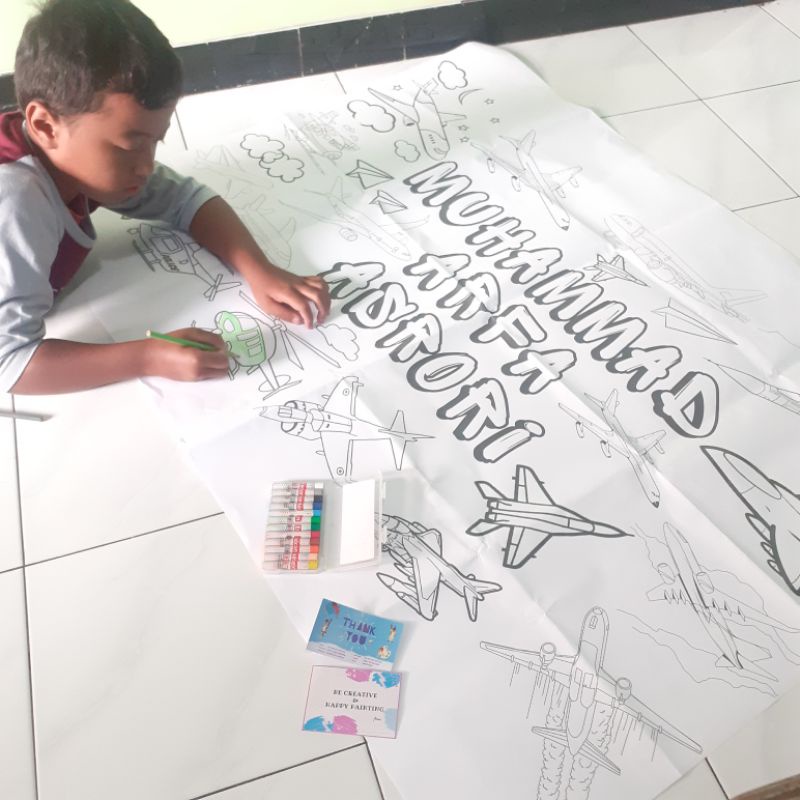 MEWARNAI DOODLE RAKSASA BISA CUSTOM