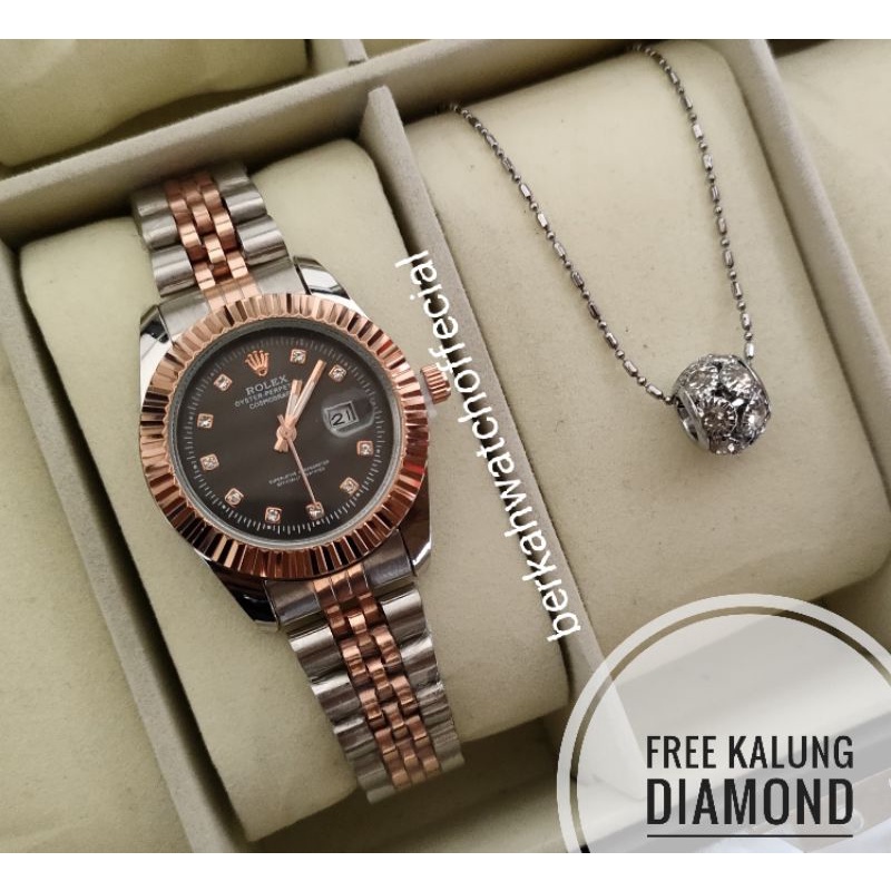 BISA COD✅Jam Tangan ALBA Anti Air Paket Kalung Titanium-R9