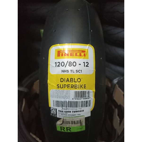 BAN PIRELLI DIABLO SUPERBIKE 120/80 R 12