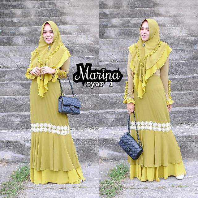 SALE..Gamis syari Marina by aldisa