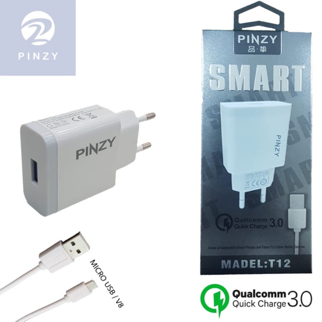 PINZY Charger T12 Series Support Qualcom Quick Charge 3.0