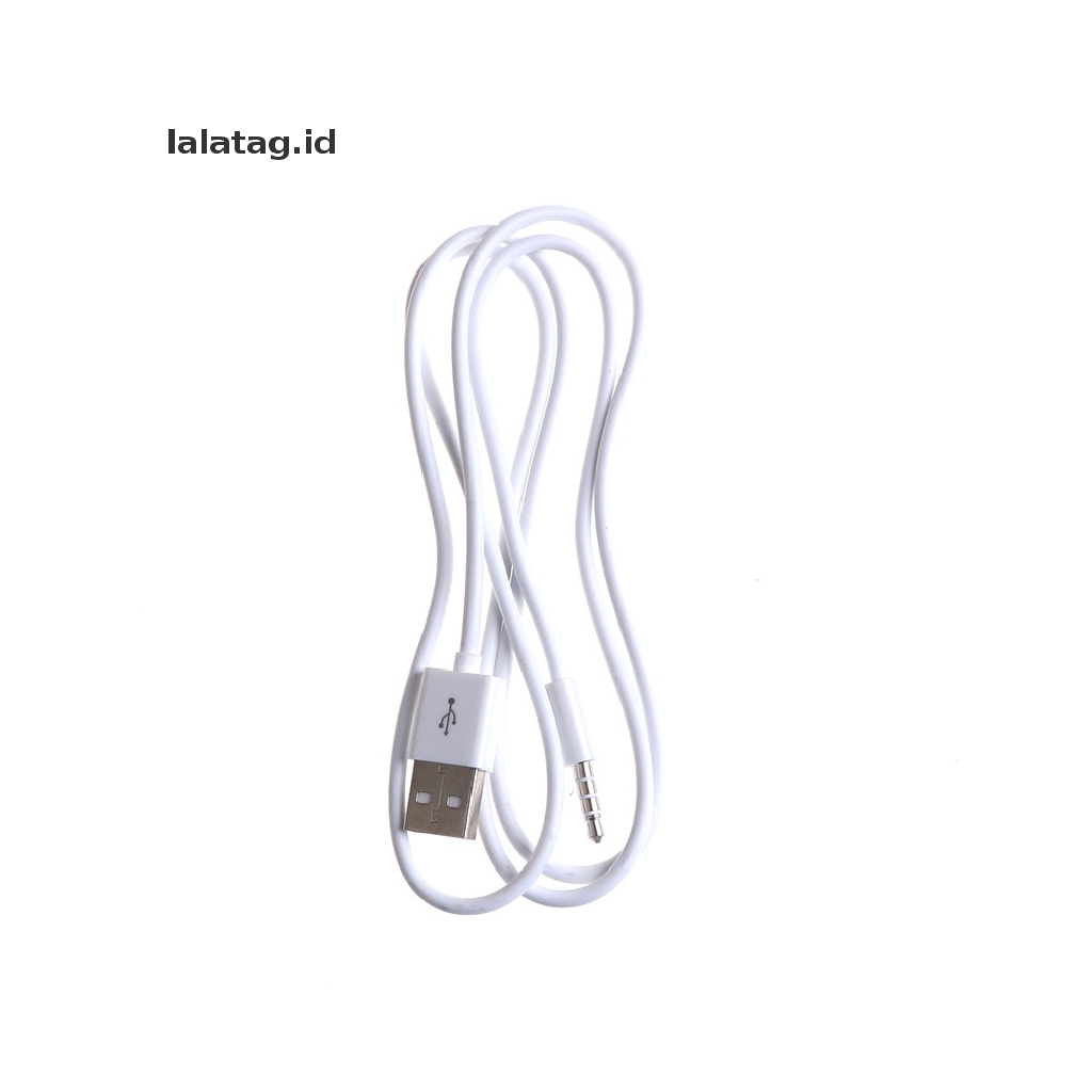 (Flyag) Kabel Charger AUX Audio 3.5mm Ke USB 2.0 Male Panjang 3.3FT Untuk MP3 Player