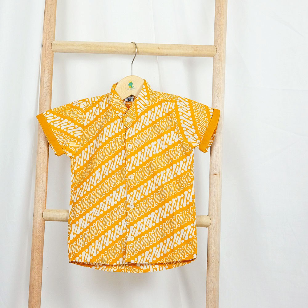 

Pop Kidswear Nala Batik - Kemeja Batik Anak Cap Kuning