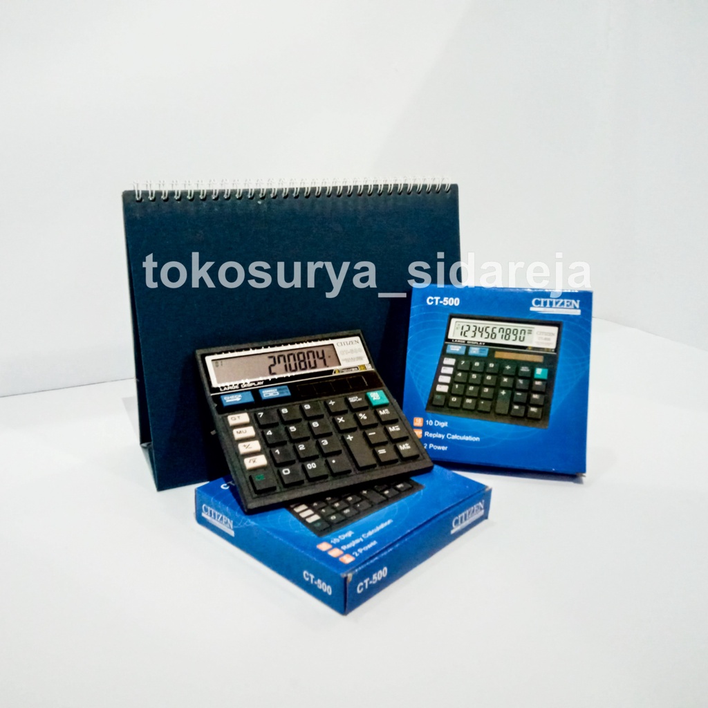 

Kalkulator Citizen CT-500 10 Digit / Kalkulator Dagang / Calculator Citizen CT500