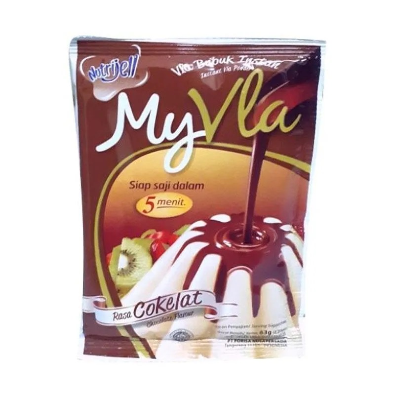 

NUTRIJELL MY VLA VANILLA COKLAT 60/63 GRAM (6 SACHETS)