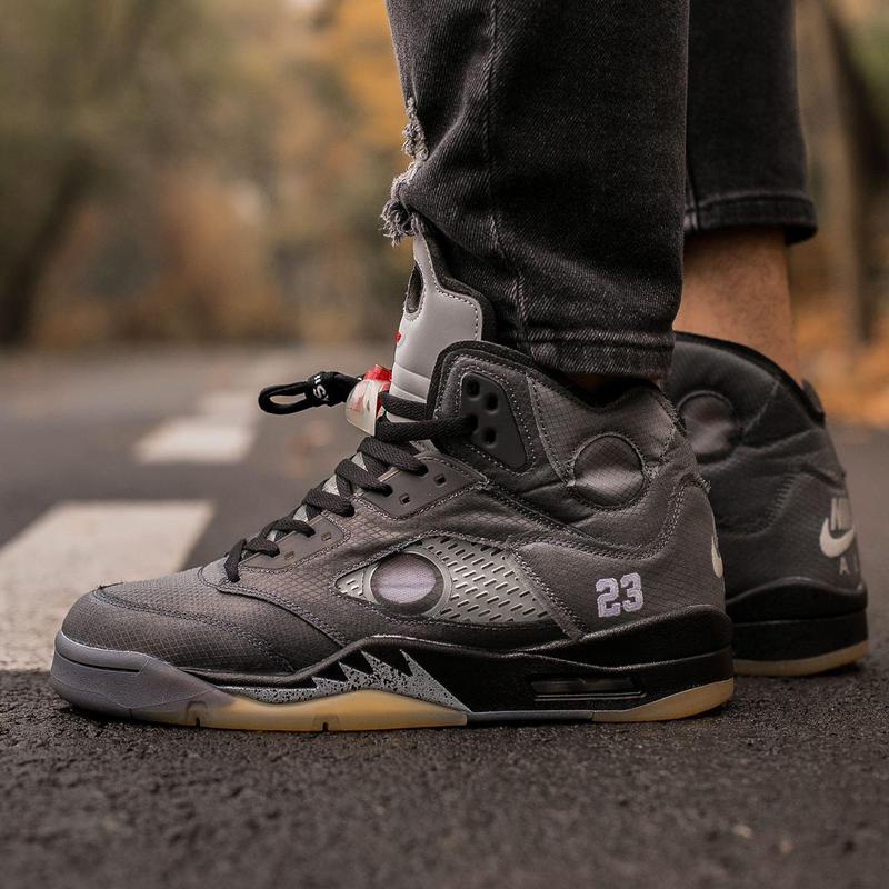 jordan 5 grey black