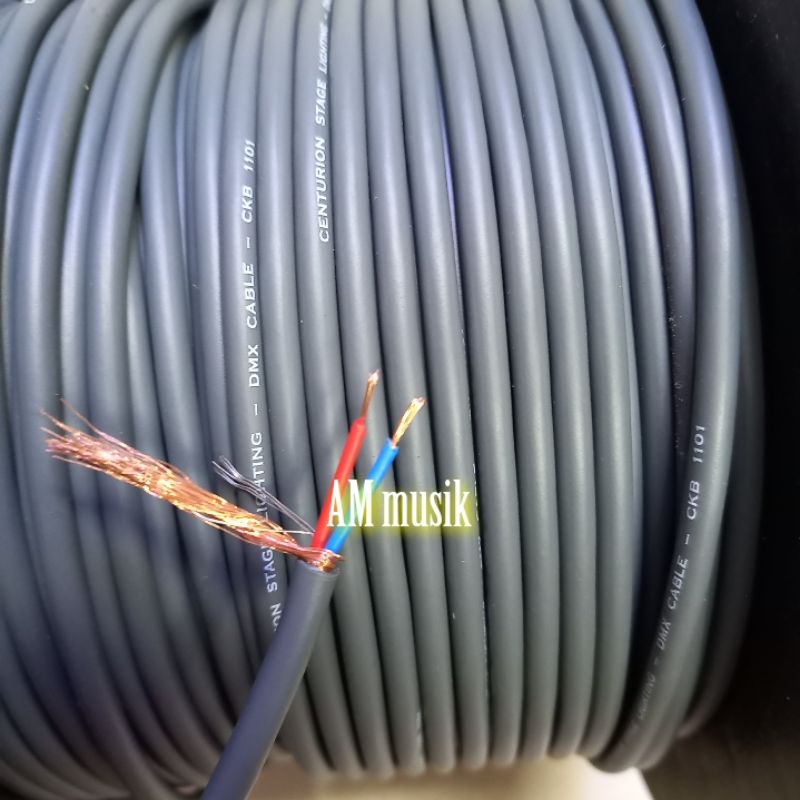 KABEL LIGHTING CENTURION DMX-110 OHM MURNI SERABUT TEMBAGA ISI 3 SERABUT 100 METER