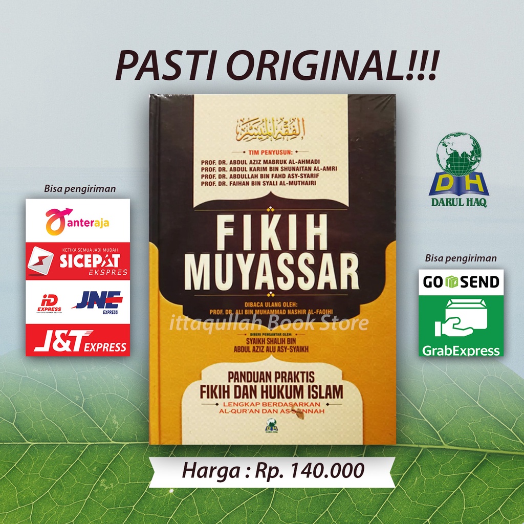 Fikih Muyassar - Fiqih Muyassar Original Panduan Praktis Fikih dan Hukum Islam - Darul Haq Hardcover
