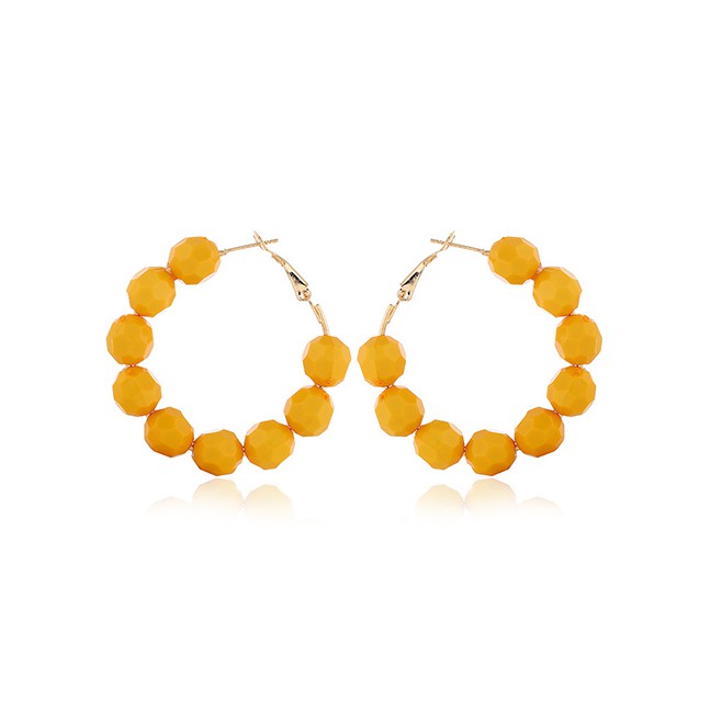 LRC Anting Tusuk Fashion Beaded Earrings F6715X