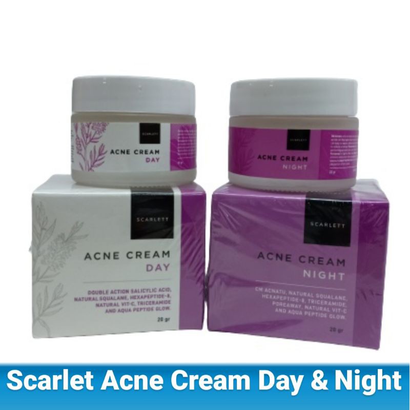 Scarlett Acne Cream Day Dan Night