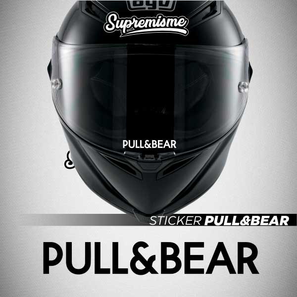 Stiker Pull &amp; Bear Visor Helm / Sticker Pull&amp;Bear / Stiker Visor Helm Rainbow Pull&amp;Bear / Sticker Pinlock Helm Pull&amp;Bear Glossy Waterproof / Sticker Hologram Pull&amp;Bear