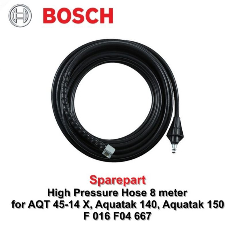 High Pressure Hose 8 mtr Bosch Aquatak 140 & 150 / AQT 45-14 X