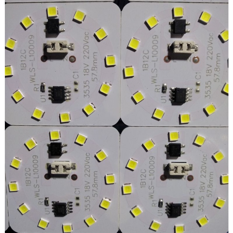 lampu LED pcb almini lgsg AC ,18 watt