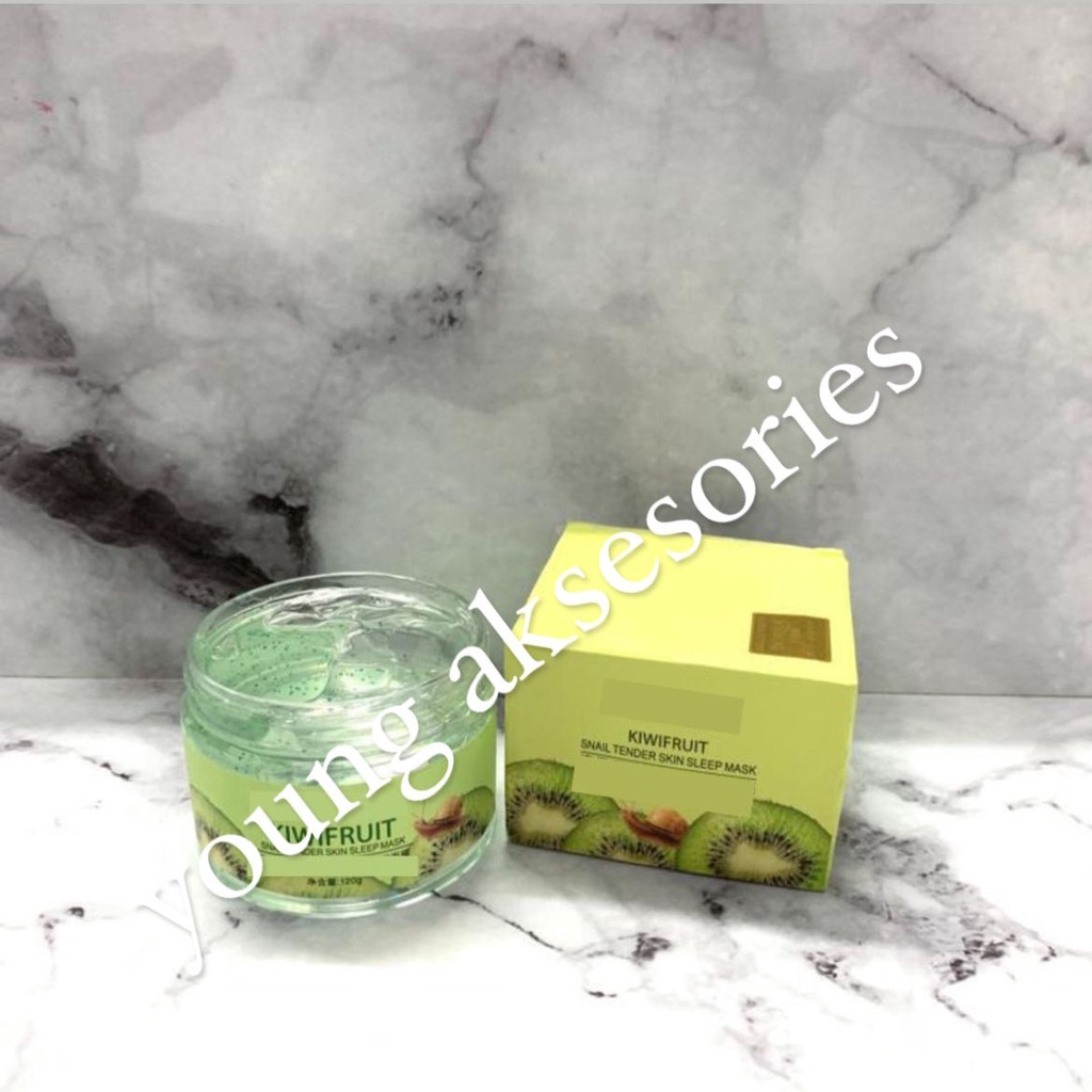 Original Fruit Sleeping Mask/ Masker Wajah Malam 120 Gr + Spatula Masker