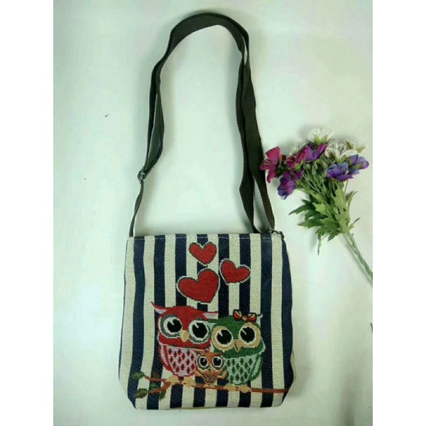 TAS SELEMPANG KANVAS  ETNIC THAILAND RB1816#(2res)