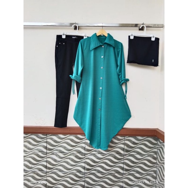 REALPICK 3 IN 1 SETELAN TUNIK KATUN ORIGINAL,RIZQI COLLECTION