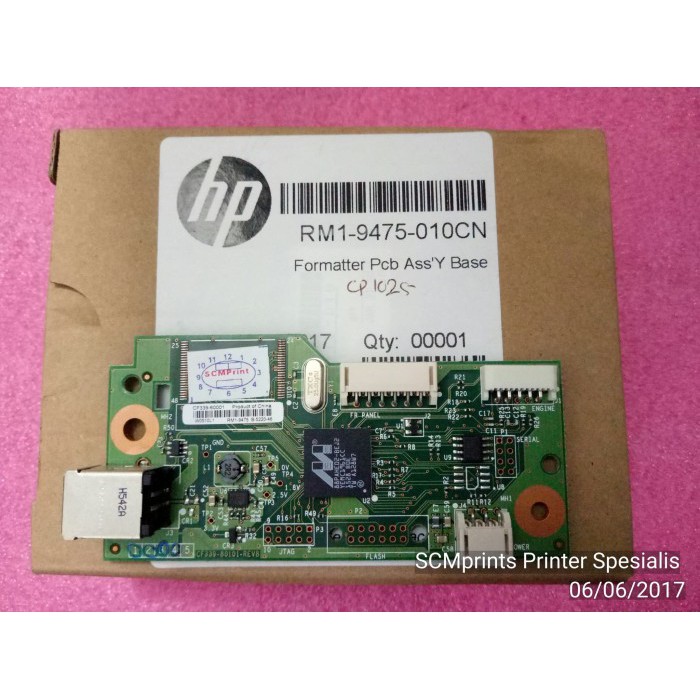 Formatter Mainboard HP Laserjet color CP1025 / USB Board CP1025 HP New SCTerbaru1064
