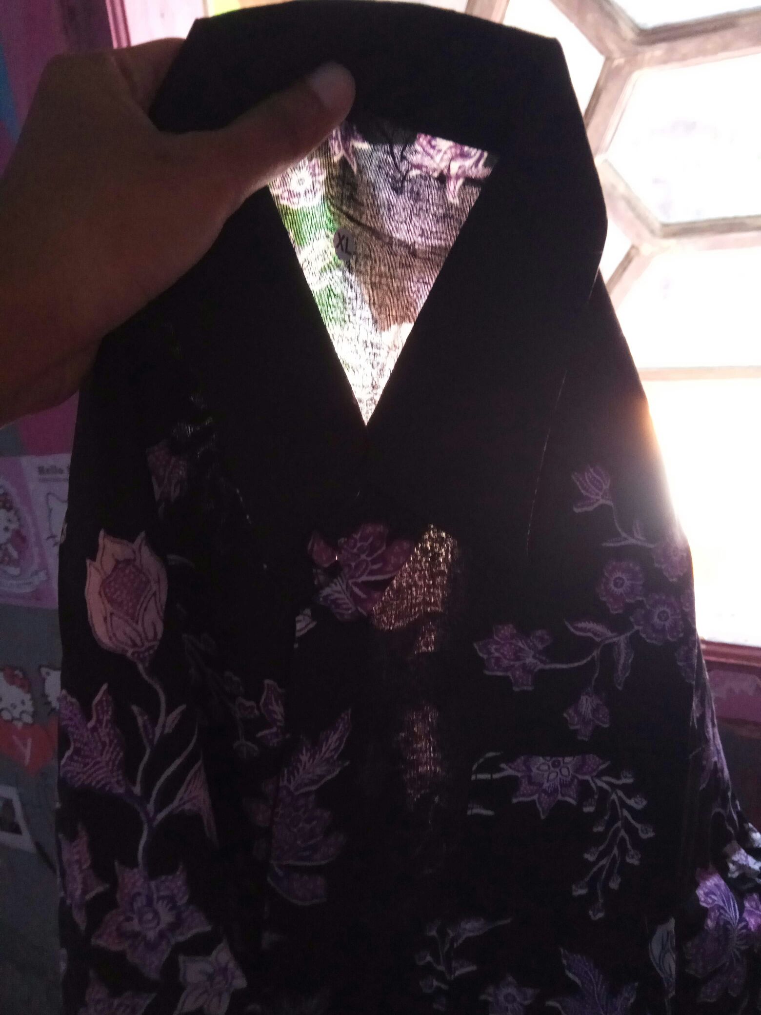 Batik Couple Keluarga Sania Ruffle Ori Ndoro Jowi Dnt Motif Cibulan Ungu