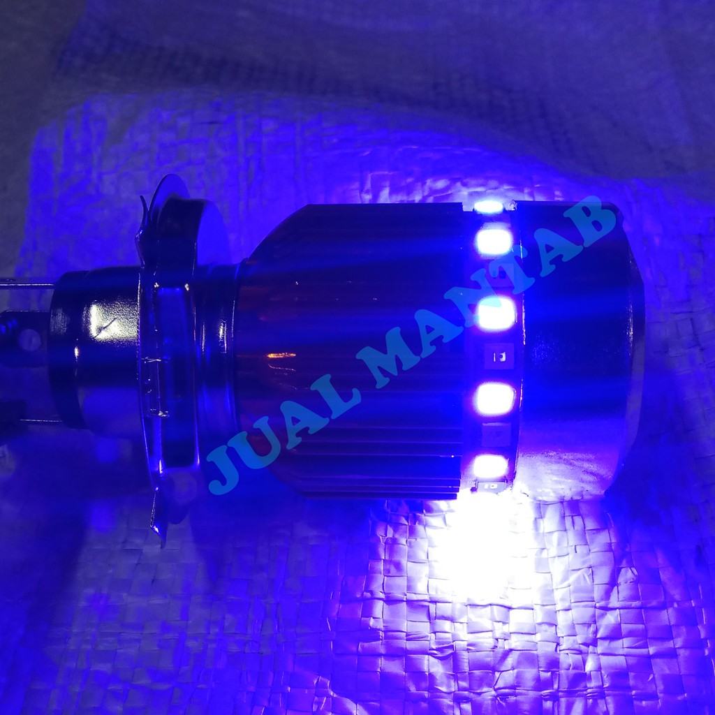 Lampu Depan Motor l Lampu Variasi 3 Mata Fokus Dan Strobo Cocok Untuk Vixion Dan Universal Motor Lampu Corong Super Focus Murah