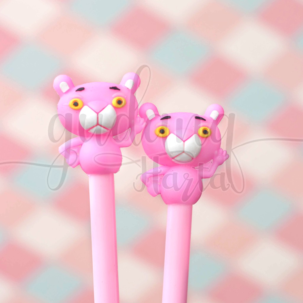 

Pulpen Gel Pink Panther Lucu Pena Unik Bolpen GC 307176