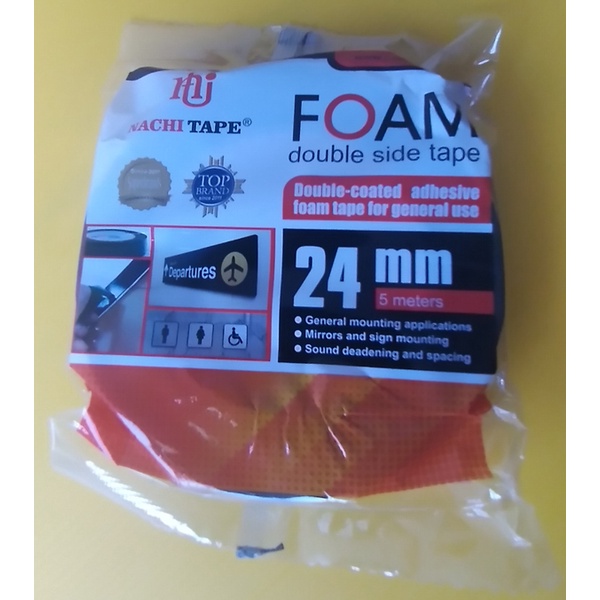 FOAM DOUBLE SIDE TAPE NACHI 1 INCHI 5 METERS