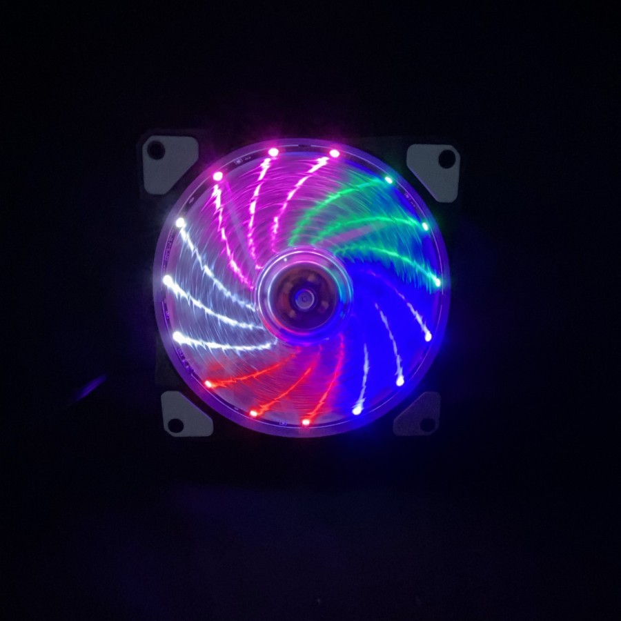 Fan Casing 12cm Motospeed RGB Rainbow Static Led Ring Fan Case 12 Cm