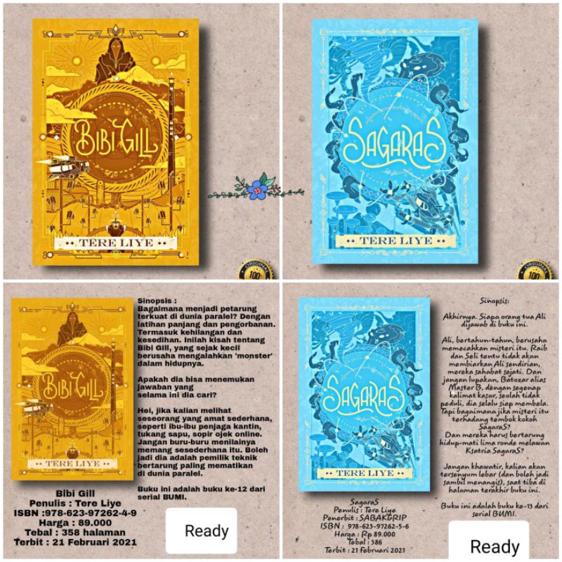 Novel Bibi Gill / Sagaras Tere Liye