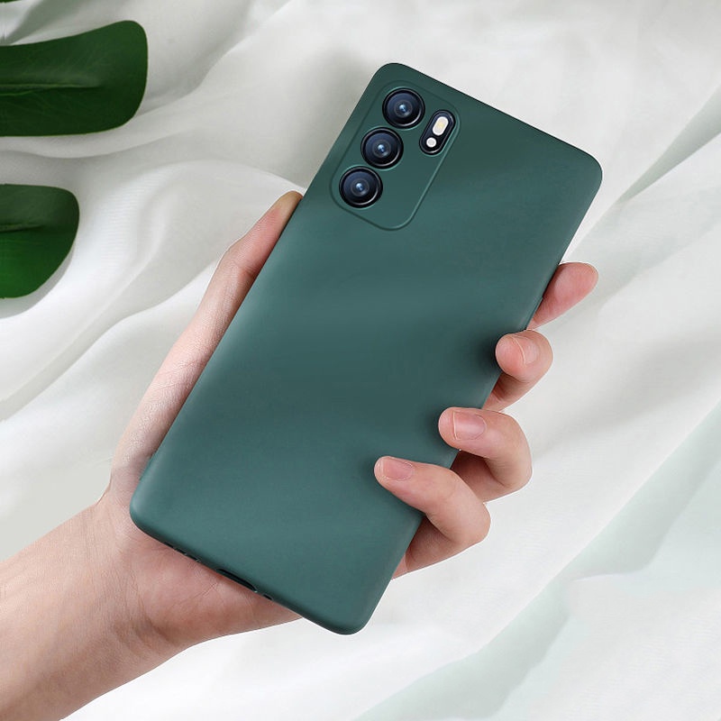 Soft Case Silikon Warna Permen Untuk OPPO Reno 6Z 6 Pro 5 A16 A74 A54 4G 5G