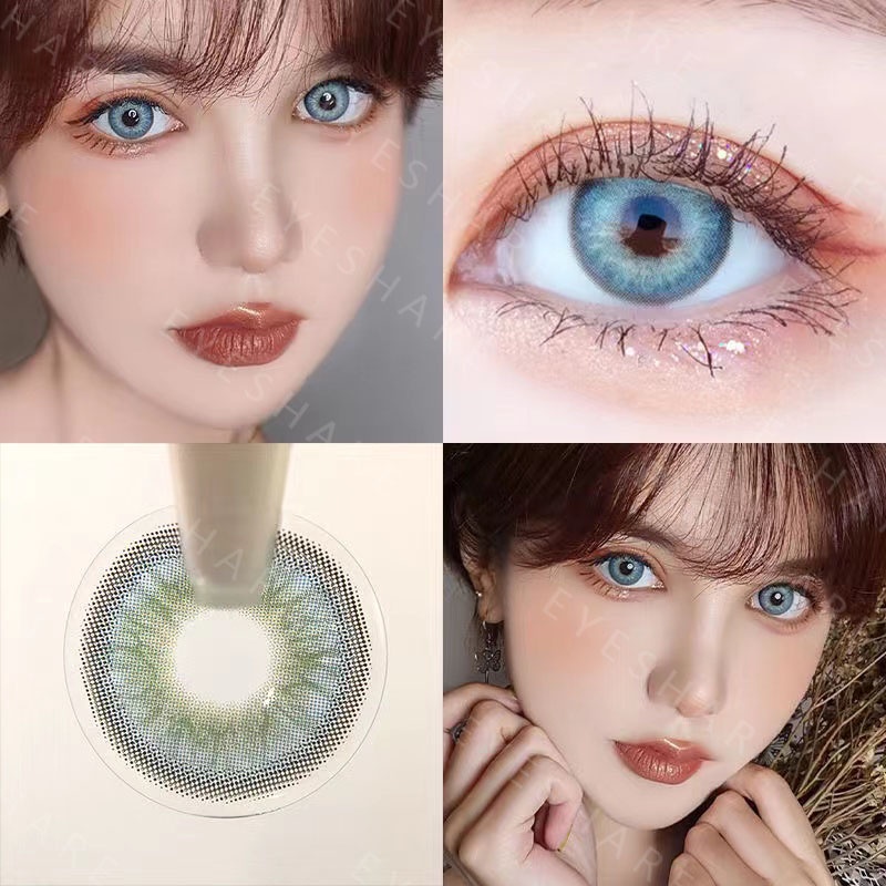 Ready Stock 1 pasang lensa kontak warna diameter 14-14.2MM softlens mata korea softlen murah soflen model terbaru 2023