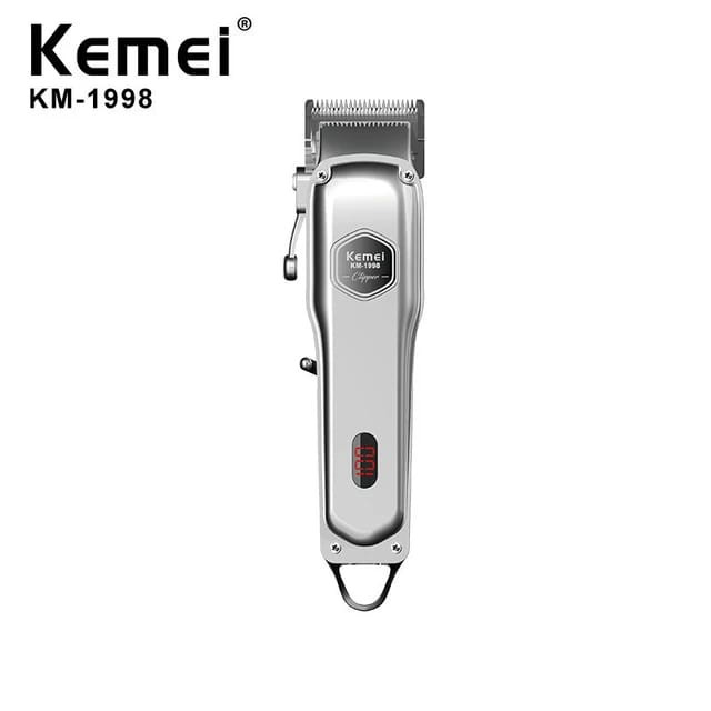 ALAT CUKUR RAMBUT KEMEI KM-1998 FAST CHARGE HAIR CLIPPER / TRIMMER ELECTRIC LED DIGITAL DISPLAY