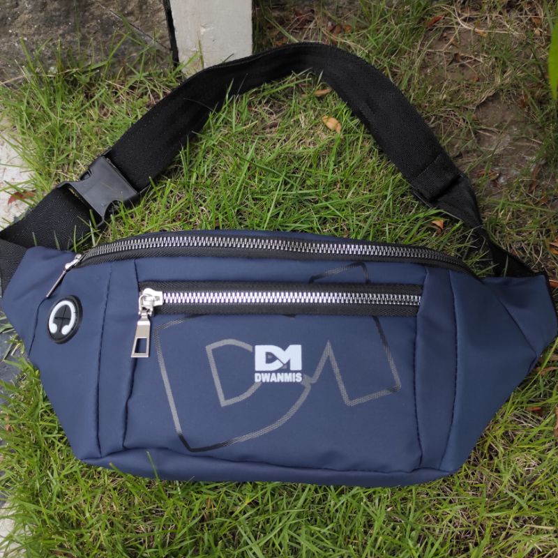 Tas Slempang Pria | WaistBag Pria Original DM | Tas Selempang Pria Waterproof Premium