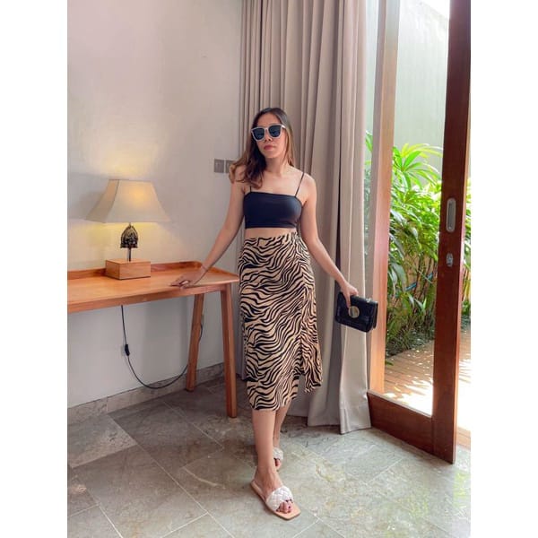 BEFAST - ZEC Rok YUMIA / Rok Zebra / Rok Animal / Rok Casual Wanita / Rok Motif / Rok Kondangan Wanita Remaja / OOTD Ala Korean Style / Trendy