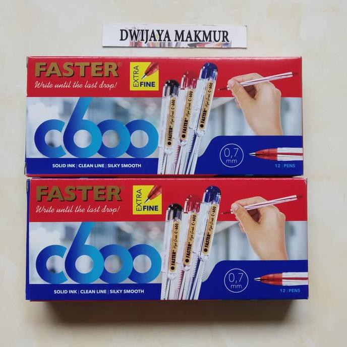 

Pen Faster C600 (0,7Mm) Dwija522 Kualitas Baik